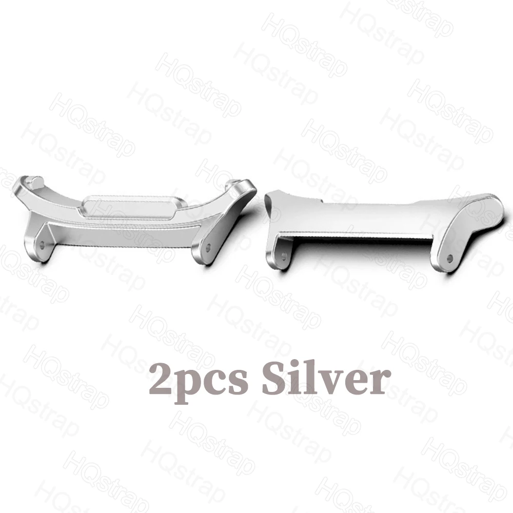 2pcs Adapter Connector for Samsung Galaxy Watch 7 Ultra 47mm Stainless Steel Connector for Strap 20mm 22mm 24mm Accessories