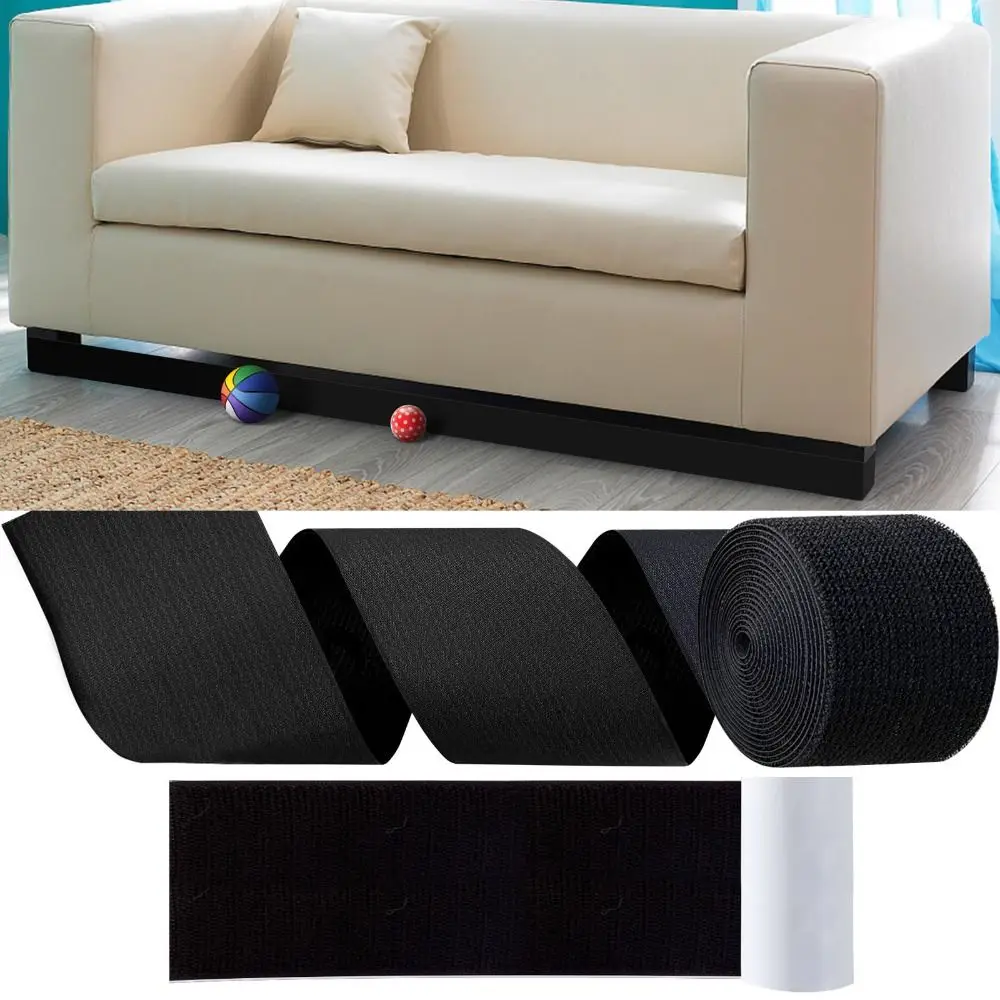 Durable 3/6/10M Sofa Toy Blocker Adhesive Strap Dustproof Sofa Edge Baffle Nylon Adjustable Gap Bumper Stopper