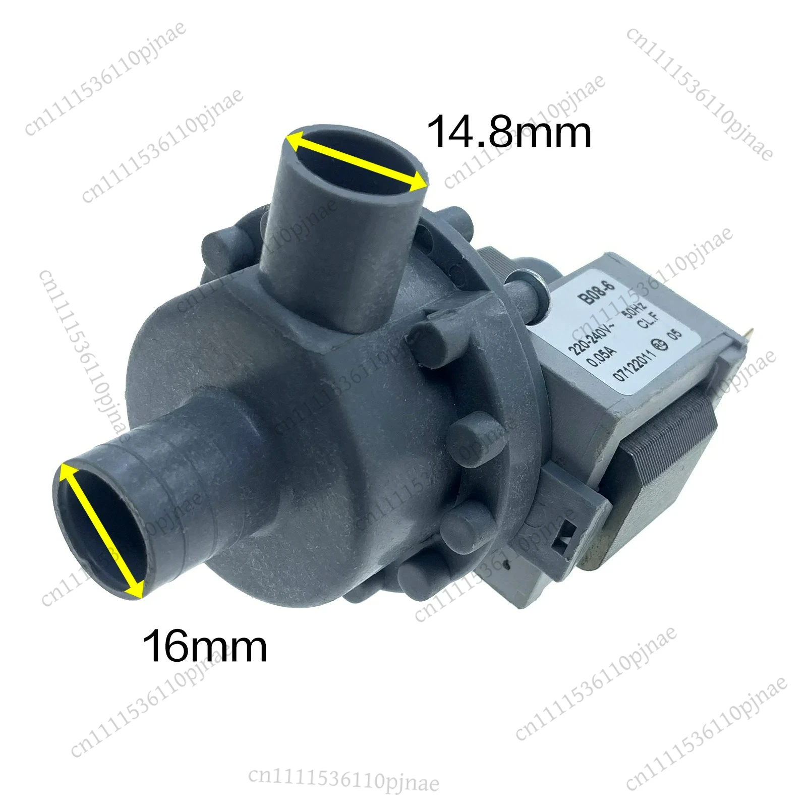 For HANYU B08-6 Wall-mounted Mini Washing Machine Parts Drain Pump 220-240V 50Hz