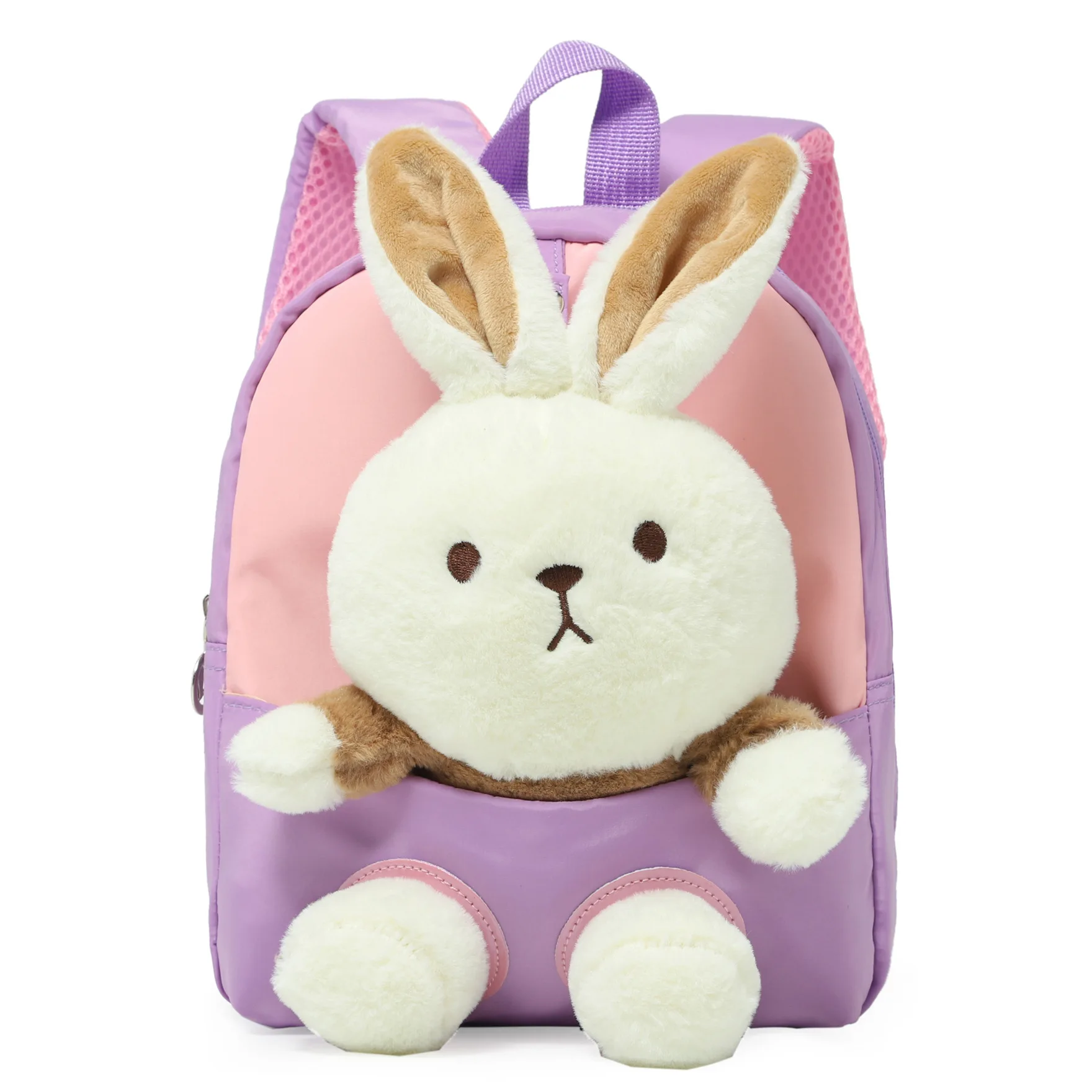 

Little boy kindergarten backpack Cartoon Kids girls school bag Rabbit children's bags girls Plush toy Backpack for kids