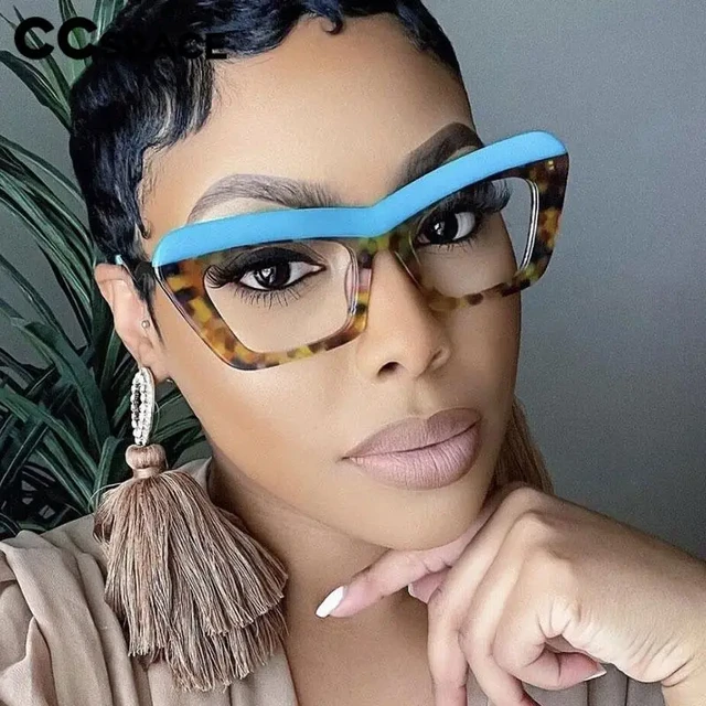 Lunettes d ordinateur anti lumiere bleue pour hommes et femmes arc en ciel plastique titane universel contrevenants montures de lunettes mode 57011 AliExpress