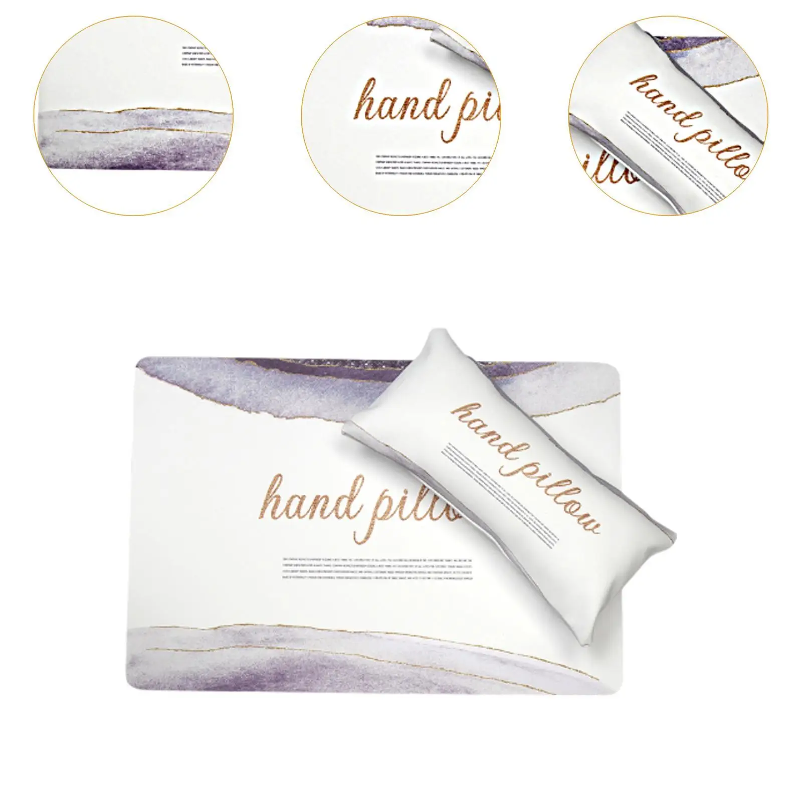 Nail Art Hand Pillow & Mat Set Sponge Pillow Nail Art Table Pad Nail Art Tools