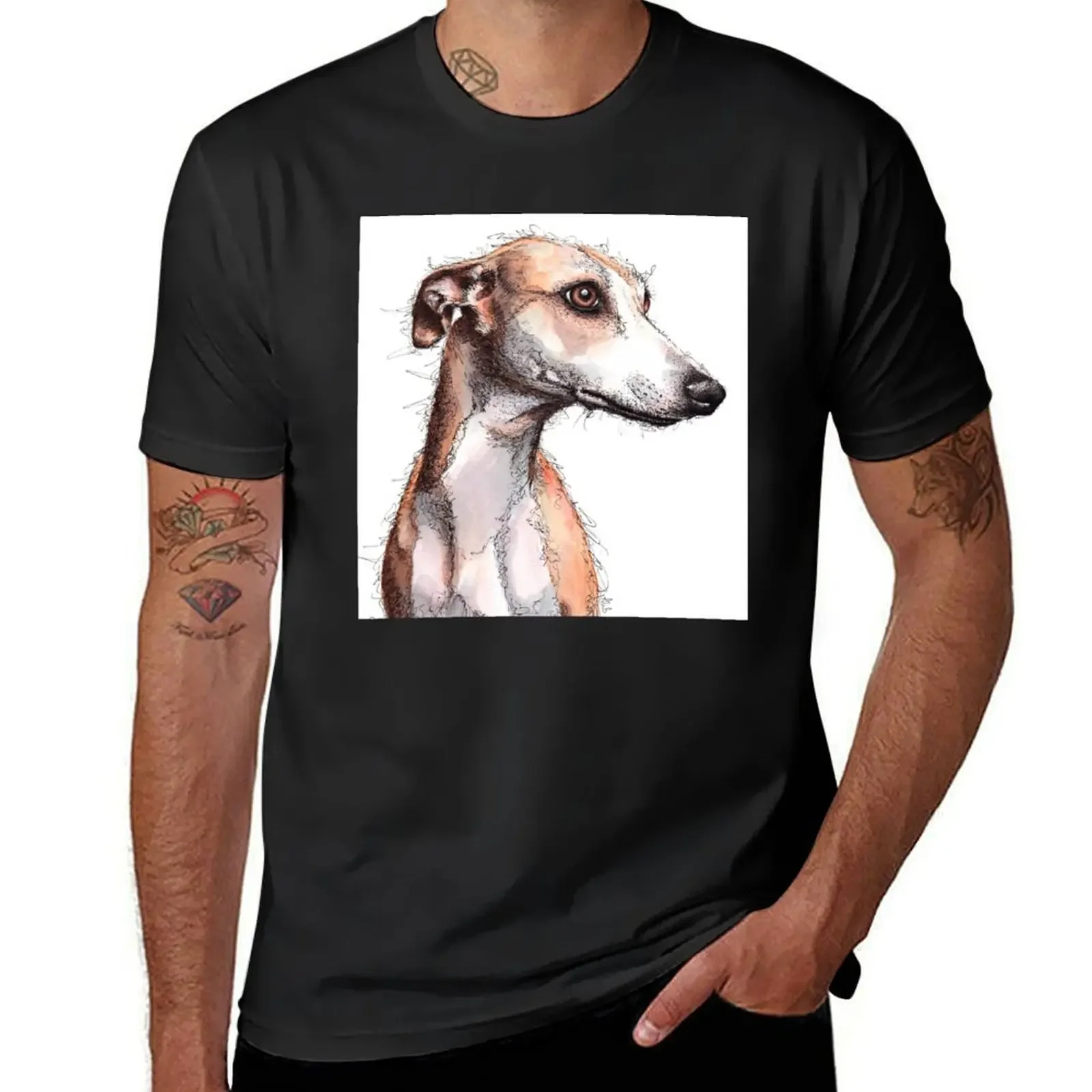 

Beautiful Sighthound, Greyhound, Galgo, Lurcher T-Shirt man clothes heavyweights mens graphic t-shirts