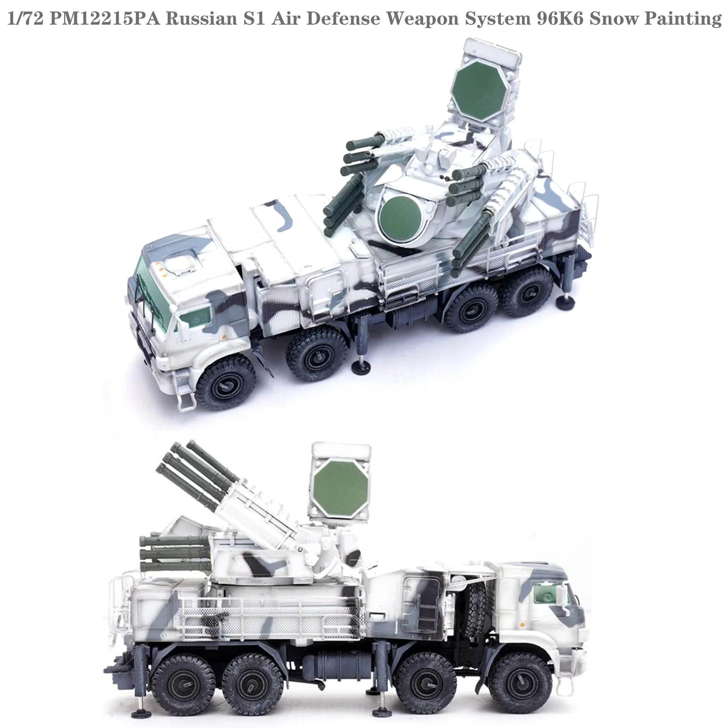 

Fine 1/72 PM12215PA Russian S1 Air Defense Weapon System 96K6 Snow Painting Finished product collection model