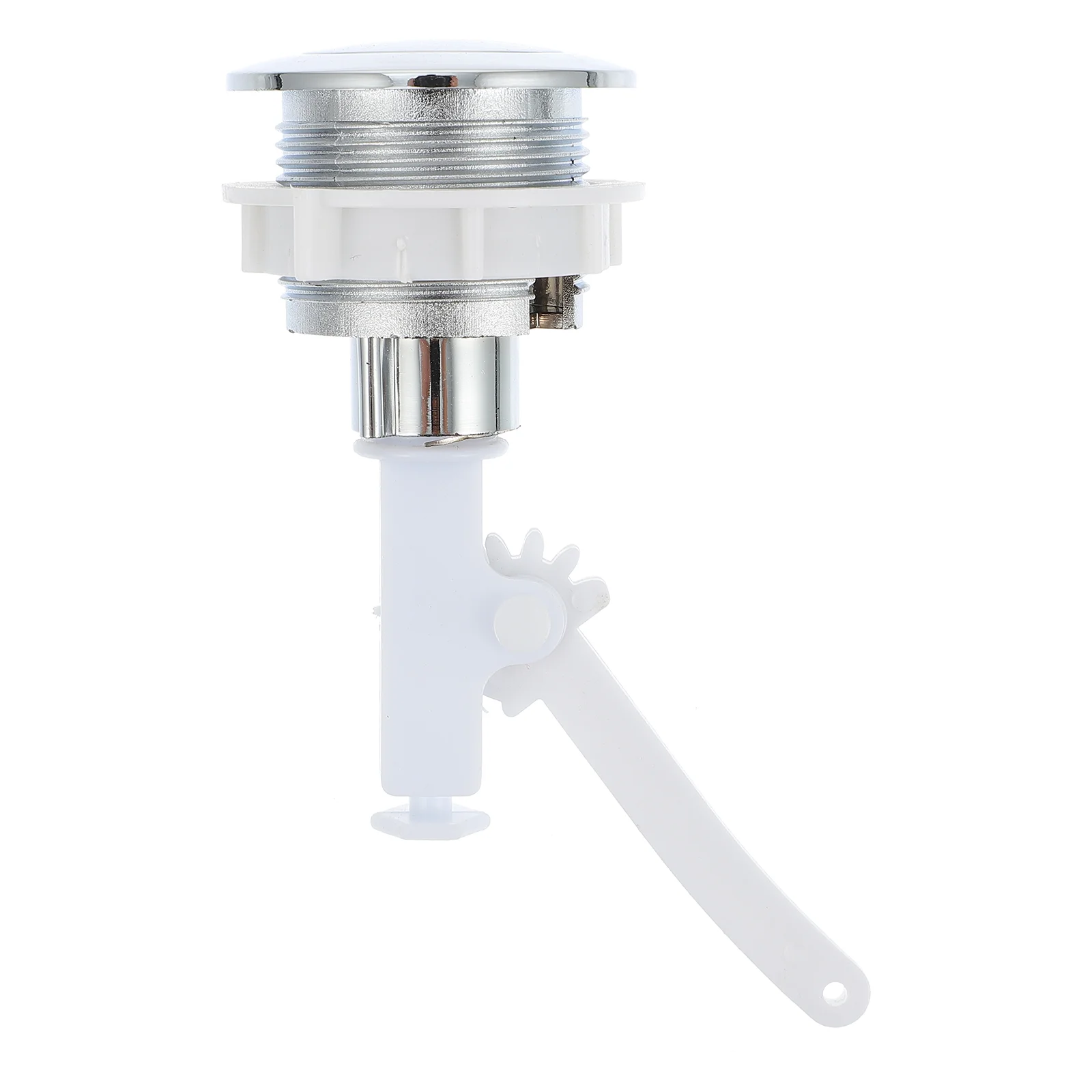 

Cabilock Toilet Flush Water Tank Valve Water Valve Tank Flushing Universal Flush Replacement Single Cistern Push Round Abs