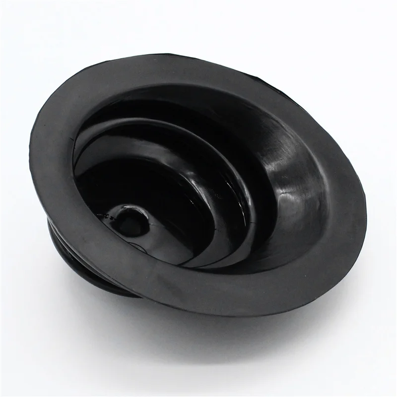 

10X For Mr Gasket 1651 Shifter Boot Small Round Black Rubber 5.250 Inch Round Plate Gear Stick Shift Knob Cover