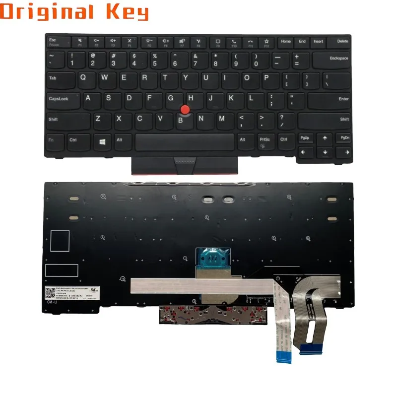 Black No Backlit Keyboard For Lenovo Thinkpad T14 P14s Gen 1 Gen 2 G1 G2 Laptop 5N20V43868 5N20V43739 5N20V43743