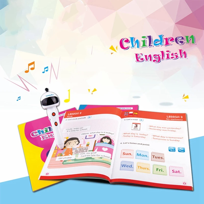 

Digital Reading Pen 8G Learn Read Support 6 Languages Spanish French Arabi Korean English Chinese Children Reading Pen