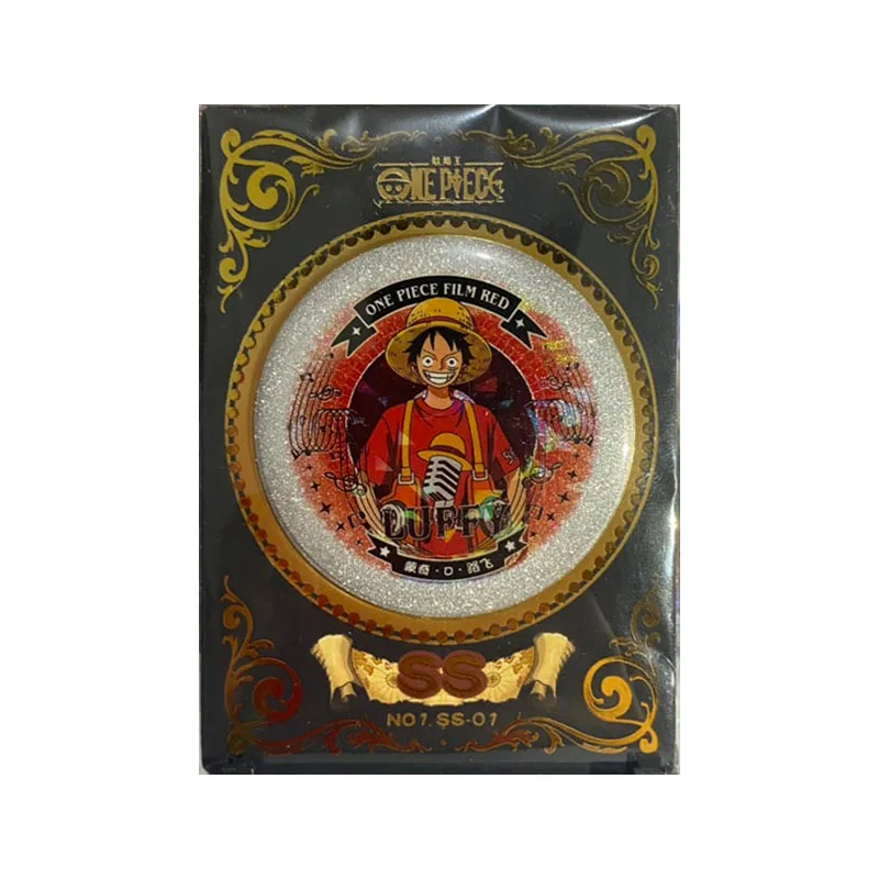 Anime ONE PIECE Rare Limited SS Refraction Foil Zoro Brook Sanji Uta Luffy Franky Toys for boy Collectible Card Birthday Present