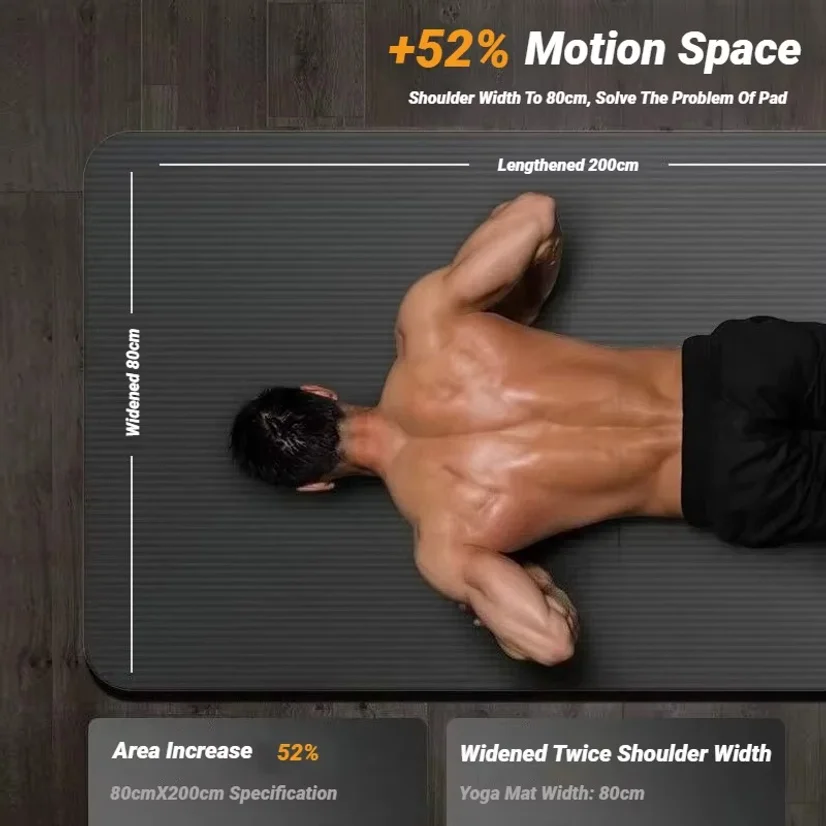 Set Dua Bagian Matras Yoga Nbr - Yoga Fitness Mat ulasan dan harga