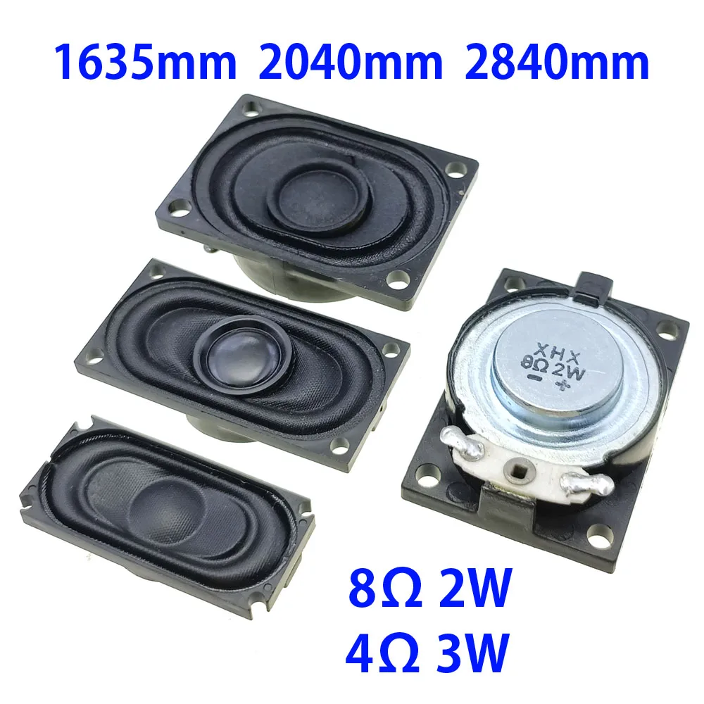8Ω 2 واط 4Ω 3 واط المتكلم 1635 مللي متر 2040 مللي متر 2840 مللي متر المتكلم مستطيلة البلاستيك الداخلية مغناطيسي مرونة موجة الملاحة مكبر صوت رقمي