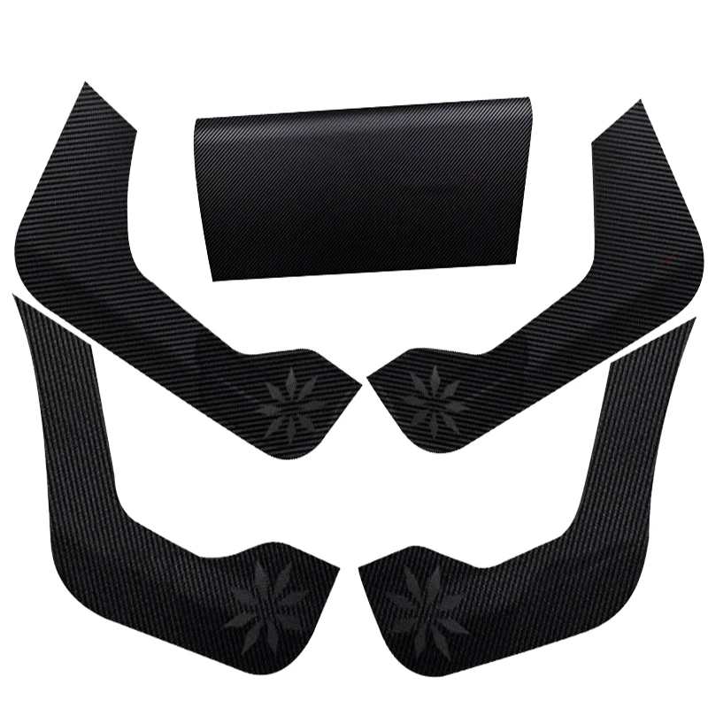 For CHERY Tiggo 8 PLUS 2024 2025 Car Door Anti Kick Pad Glove Box Carbon Fiber Anti-kick Pad Sticker Interior Decor Accessories