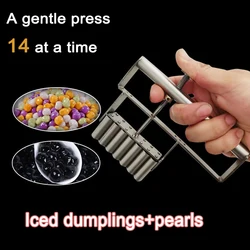 Bubble Tea Ice Dumplings Making Tools Hand-Held Filling Machine Yuanxiao Taro Circle Manual Divider