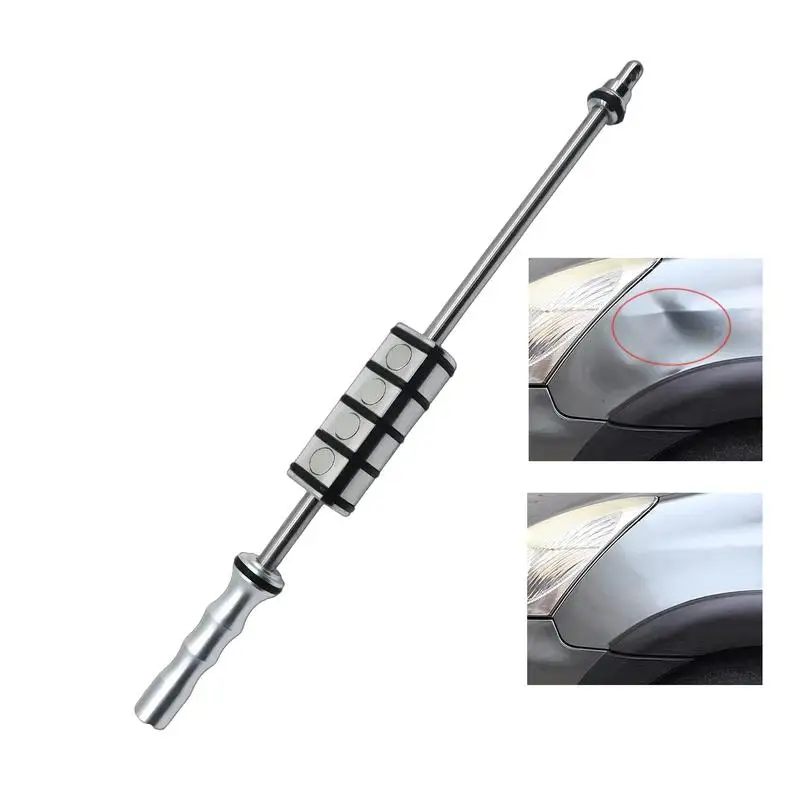 For  Car Shops Dent Repair Puller 17.3-Inch Magnetic Slide Hammer Puller Dent Removal Tools Car Dent Puller Pull Hammer