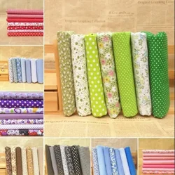 50X50 7PCS Scrapbook Sewing Crafts Cotton Fabric Bundle Handcrafts Patchwork Handmade Quilting Diy