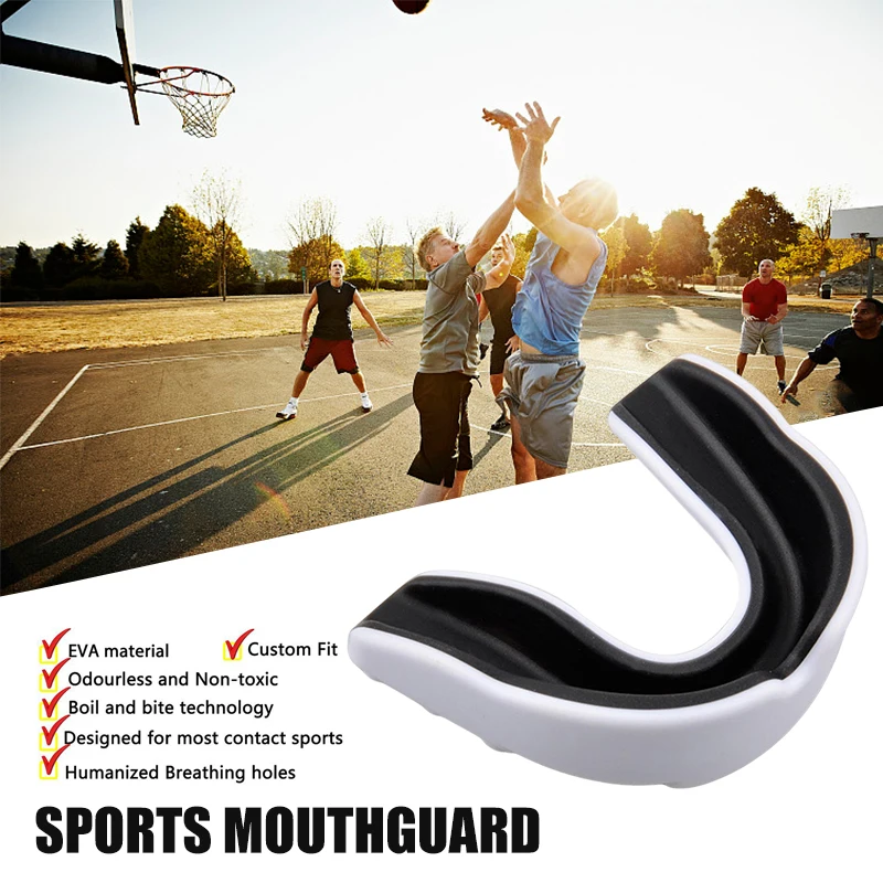 Sport Premium paradenti Gum Shield per la protezione della mascella In contatto sport per boxe, MMA, Rugby, arti marziali, Judo, Karate,