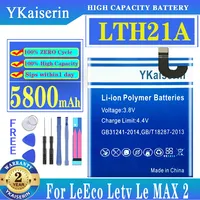 YKaiserin LTH21A 5800mAh For Letv LeEco LeMax2 X822 X829 Le Phone Le MAX 2/5.7inch/X821 X820 Mobile Replacement Battery