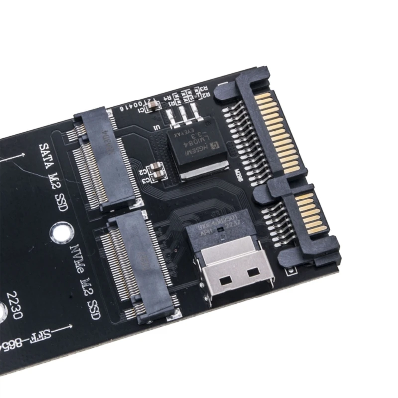 Adaptor DN59 M.2 NVME SSD SFF-8654 Konverter 22Pin Kartu Ekspansi