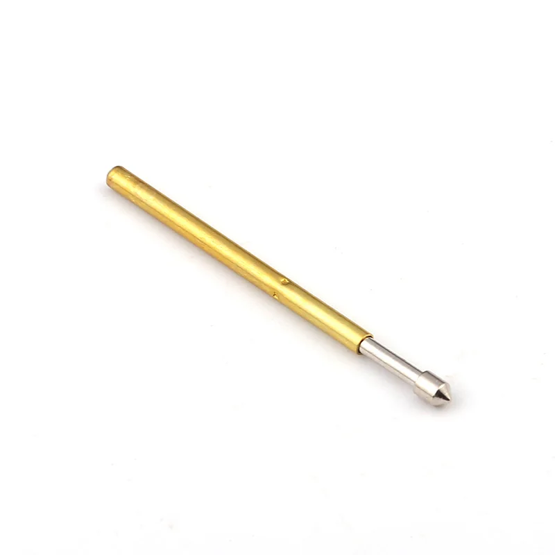 100PCS P160-E2 Spring Test Probe Brass Tube Outer Diameter 1.36mm Total Length 24.5mm ICT Test Needle