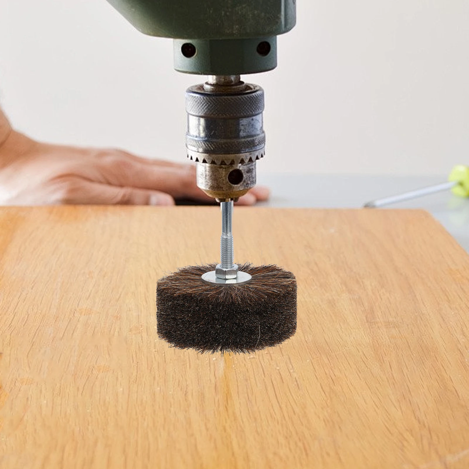 

Red Sandalwood Carving Burr Rust Remover Horse Hair Rotary Brush Polishing Sanding Tool For Wood Jewelry Jade Waxing