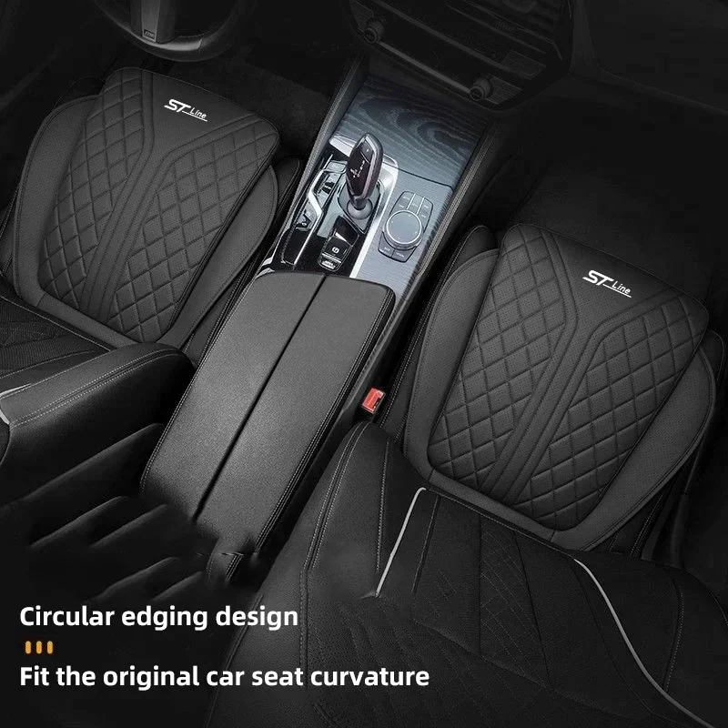 For Ford ST Line MK3 MK4 Kuga Fiesta Car Seat Cover Universal Breathable Auto Front/Rear Seat Cushion Interior Chair Protect Pad