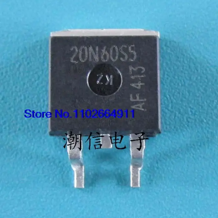 20PCS/LOT  20N60S5 SPB20N60S5  20A 600V  NEW and Original in Stock