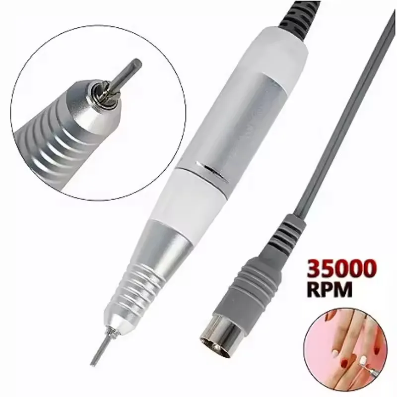 35000RPM Electric Nail Drill Machine Nail Art Drill Pen Handle Professional Nail Files Salon Use Tool