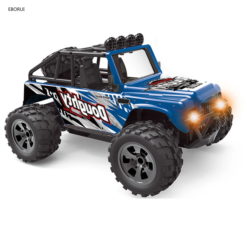 EBORUI 58620 RC Car 1:18 Aolly Shell 2.4GHz RC Racing Car 4WD High-Speed 20KM/H Off-road Climbing RC Truck SUV Gift Toy for Kids