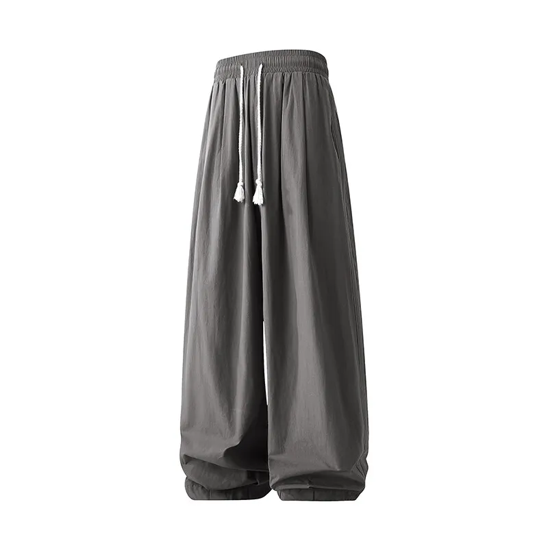 

Nice Streetwear Spring Summer Men's Black Pants Hip Hop Jogger Harem Trousers Man Casual Sweatpants Fashion Straight Trousers