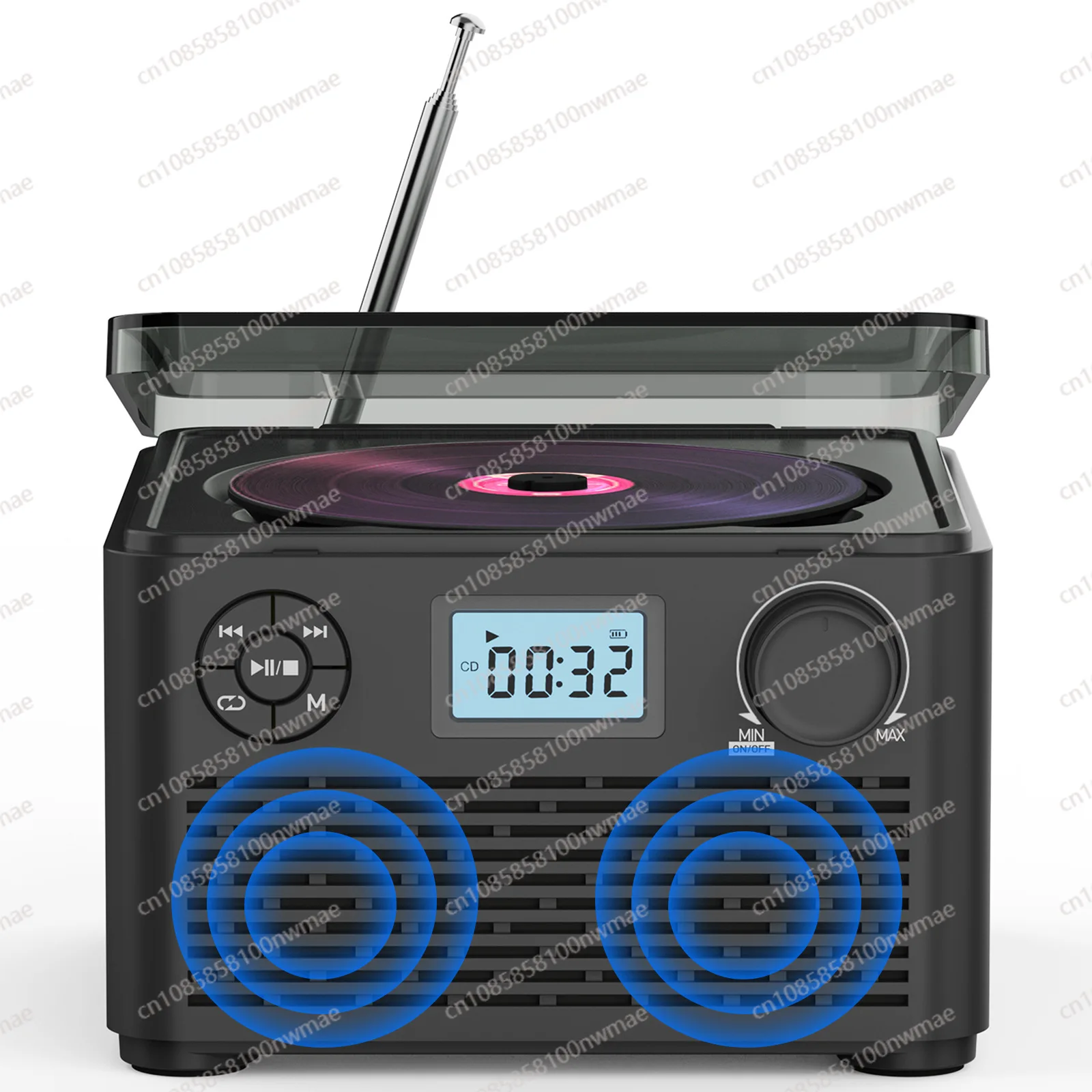 

CD-плеер в стиле ретро, домашний подарок, английский Bluetooth, музыкальный диск, альбом, CD-плеер, FM-радио