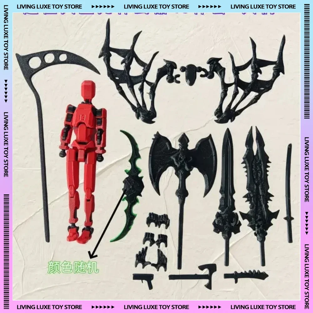 3D Printed Dummy Action Figures 13 Bloody Warrior Series Mannequin Multi-Jointed Movable Shapeshift Robot Desk Ornaments kid toy