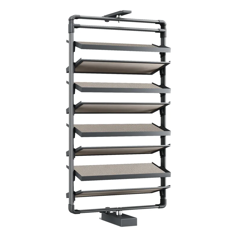 360-Degree multi-functional hardware accessories flip frame, aluminum alloy shoe cabinet multi-layer shoe rack sub-cabinet
