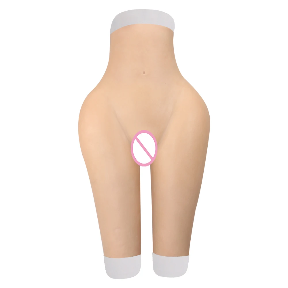 Realistic Cosplay Silicone Pant With Fake Vagina Hip Enhancement and Crotch Thickening Pants for Crossdresser Sissy Drag Queen