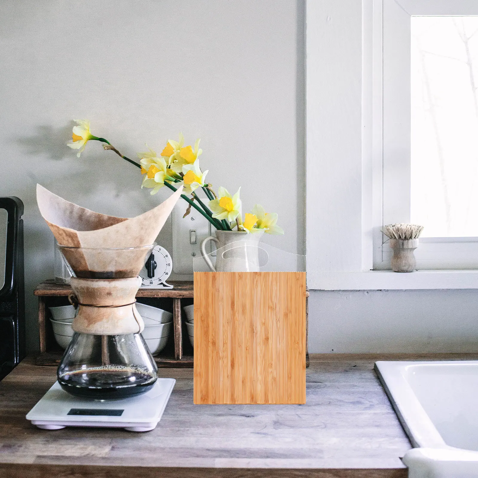 

Clear Acrylic Handle Template for Cutting Board DIY Chopping Board Stencil Reusable Tracing Template for Woodworking Kitchen