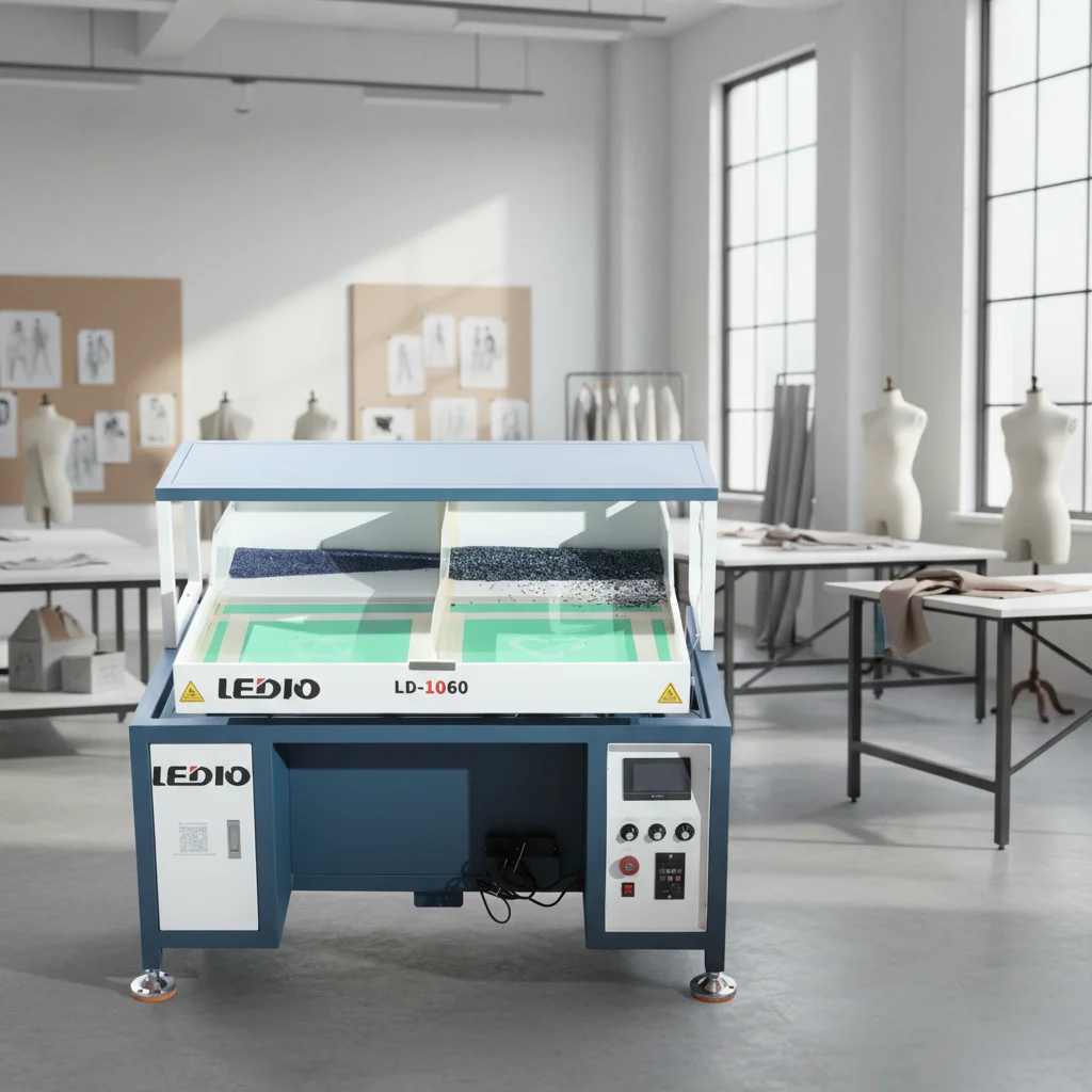 Hot Selling Automatic Rhinestone Fixing Machine Automatic Rhinestone Pattern Making Machine Brushing/Shaking Machine Rhinestone