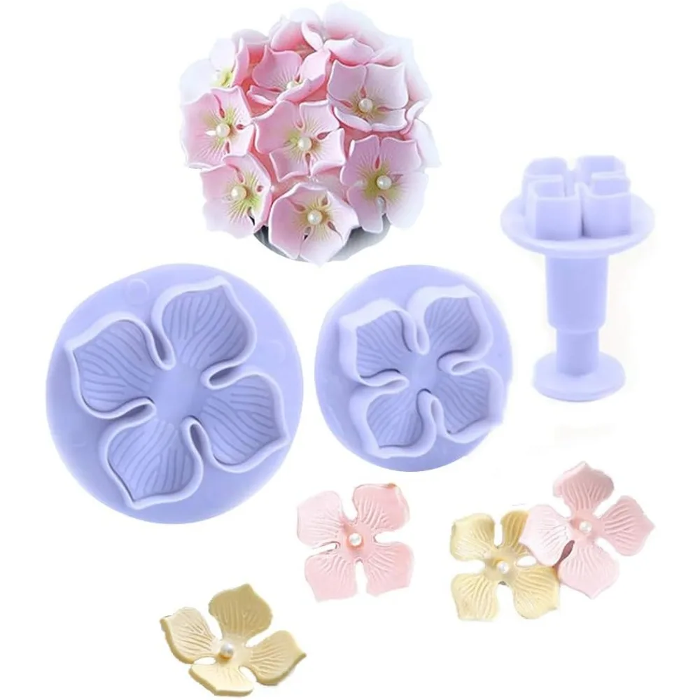 Cookie Cutters Plunger Cutter Cake Decorating Daisy Peach Blossom Flower Fondant Embossing Tool Sugarcraft Decorating Kits