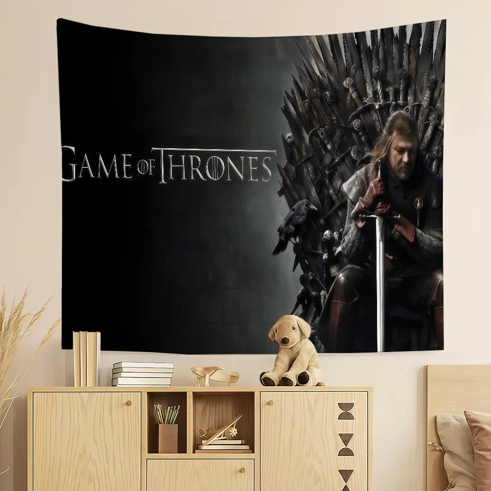 لعبة التلفزيون الأمريكية G-Game of T-Thrones مناسبة لغرفة النوم في الهواء الطلق هدية ديكور الحفلات نزهة التخييم