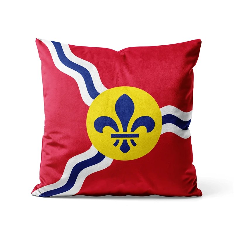 Gaslight Gatekeep Girlboss St. Louis Missouri Throw Pillow Covers Cushion Cases Pillowcases for Sofa Home 45cm x 45cm