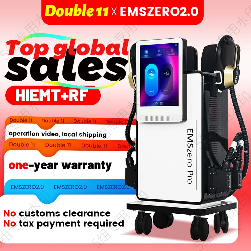 Ems body sculpting machine Profession Emszero Pro 15Tesla Neo HI-EMT RF slimming machine shaping Build muscles 6500w Device New