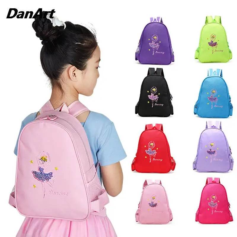 

Children's Shoulder Dance Backpack Gymnastics Sports Yoga Ballet Dance Storage Bag Group Customization Package Durable Schoolbag