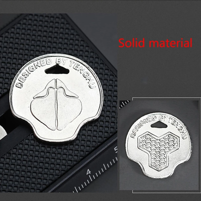 Mini destornillador de 25mm de diámetro, herramienta para monedas, llave recubierta de níquel, herramienta combinada de Metal