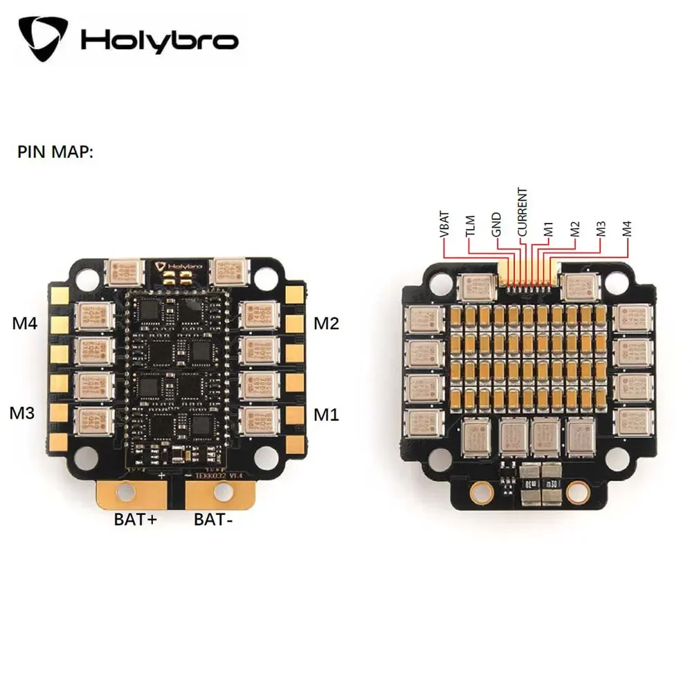 Tekko32 F4 MCU Metal 4in1 65A ESC BLHELI32 / PWM output 128K / 4~6S 30.5x30.5mm For FPV Racing Drone RC Car Accessories Holybro