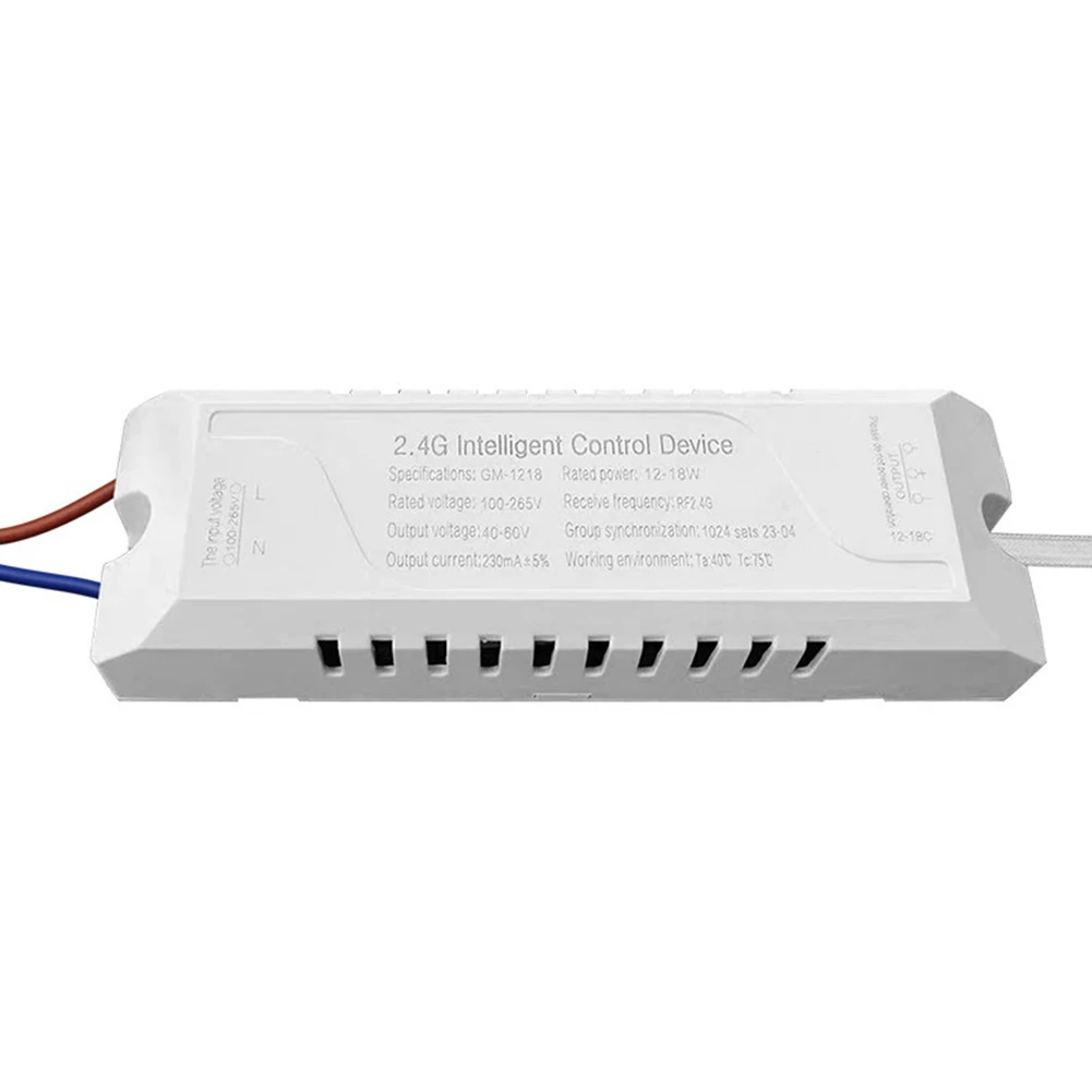 Dimmable LED Driver with Remote for Ceiling Light Fixtures 85-265V Input 12W to 42W Output Color Tuning Capability