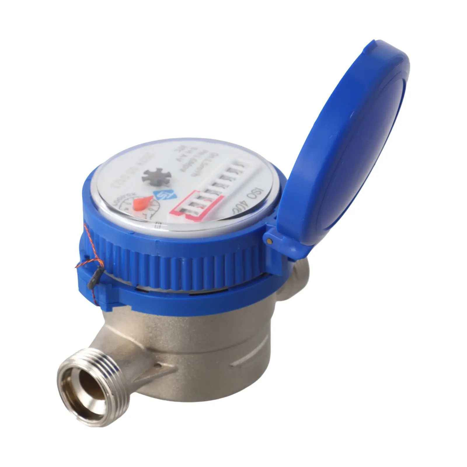 

Компактный цифровой роторный счетчик воды с указателем, номинальный расход 1,5 м³/ч, давление PN1.6, температура воды 0-40°C