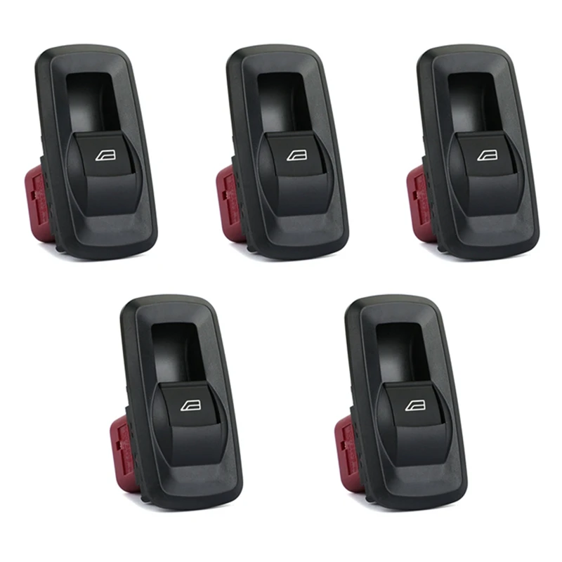 5X Power Window Control Switch 8A6T14529AA 8A6T-14529-AA For Ford Fiesta VI 1.25 1.4 1.6 2008-2013 Car Accessories