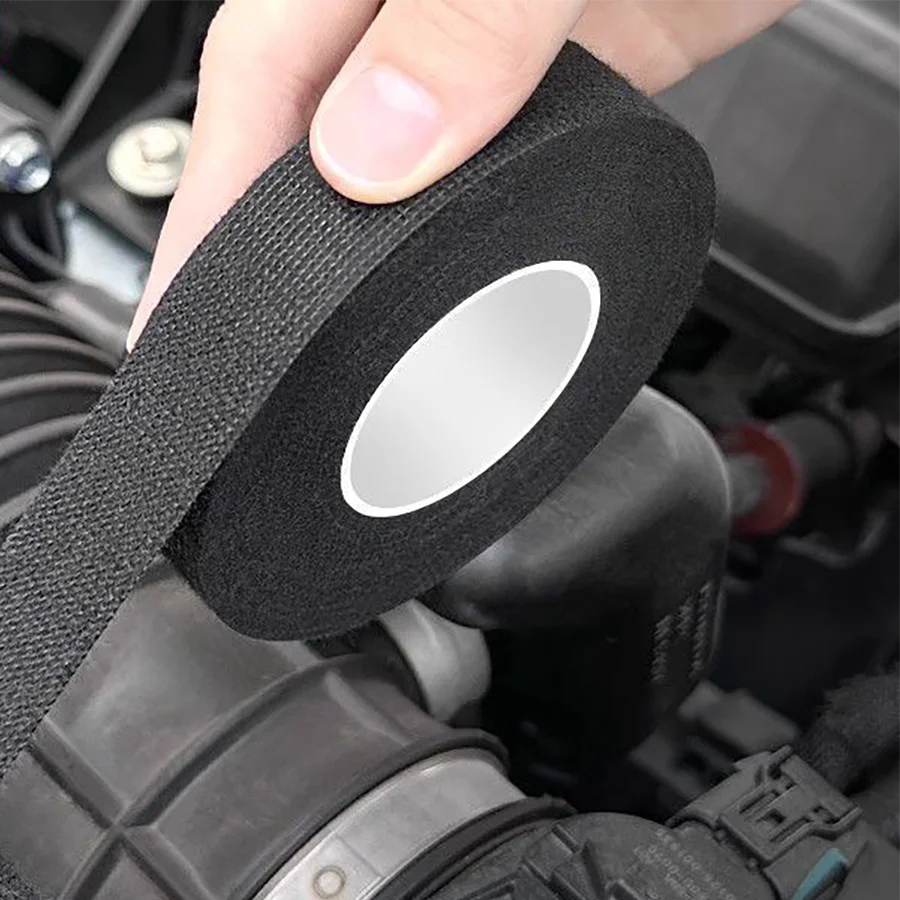 

WooeIght 5 шт. 25 мм * 20 м термостойкая огнестойкая лента клейкая тканевая лента для дома, автомобиля, комплект защиты жгута проводов