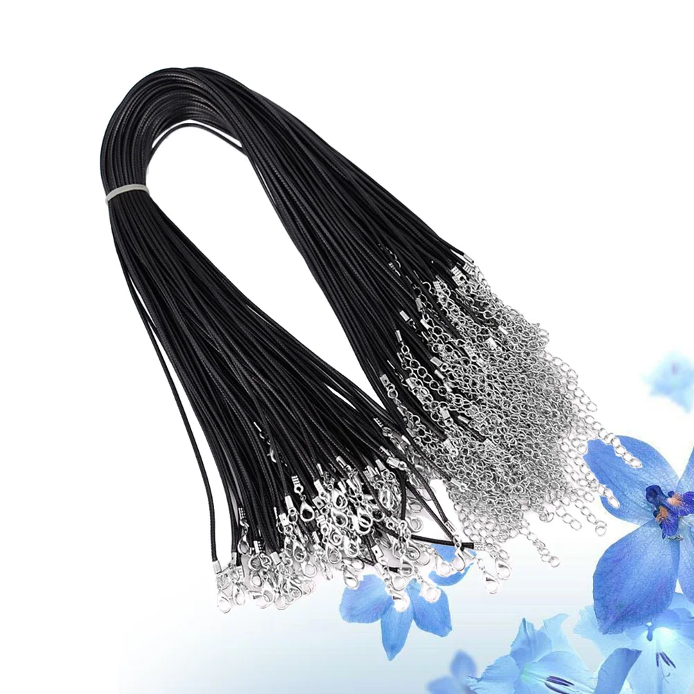 

200Pcs Wax Rope Necklaces High-End Waterproof Cord Pendants Simple Design Stylish Gift for Women Men Unisex Jewelry