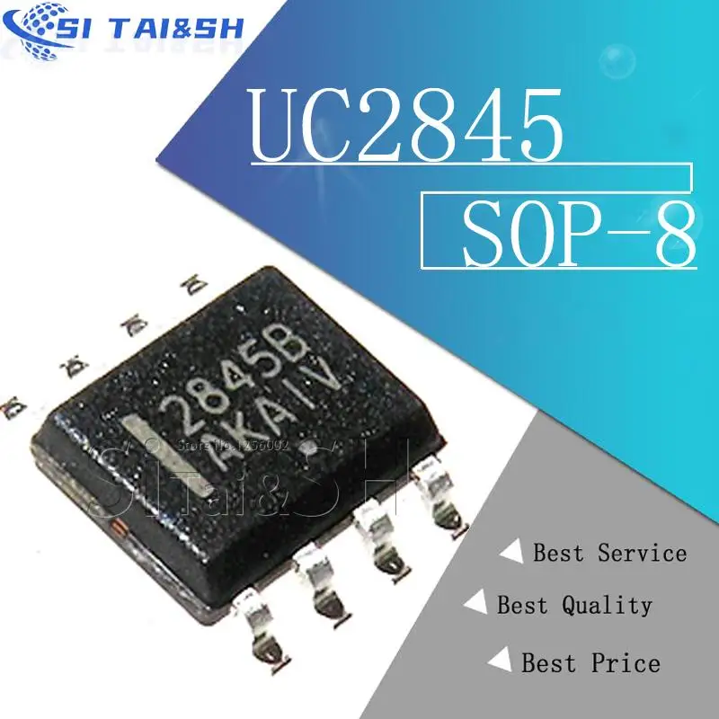 10 teile/los uc2845 uc2845b uc2845bd1r2g sop-8