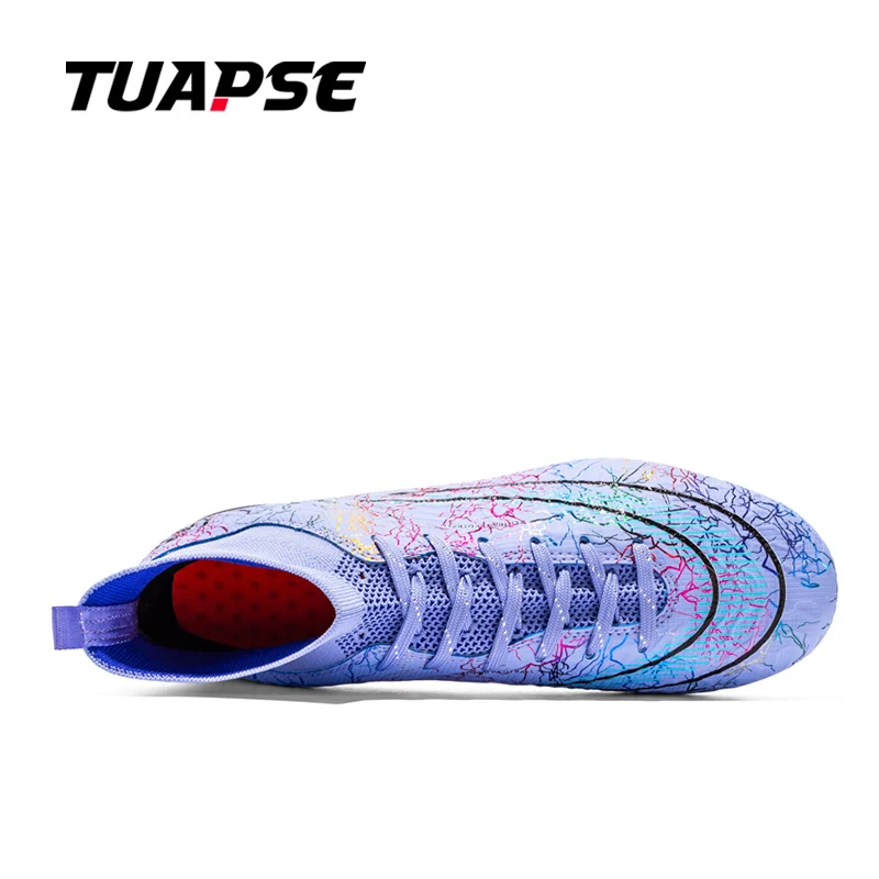 TUAPSE Man's Soccer Shoes Adult Kid TF/FG Outsole Non-Slip Unisex Football Cleats Outdoor Breathable Sneakers New Arrival 2024