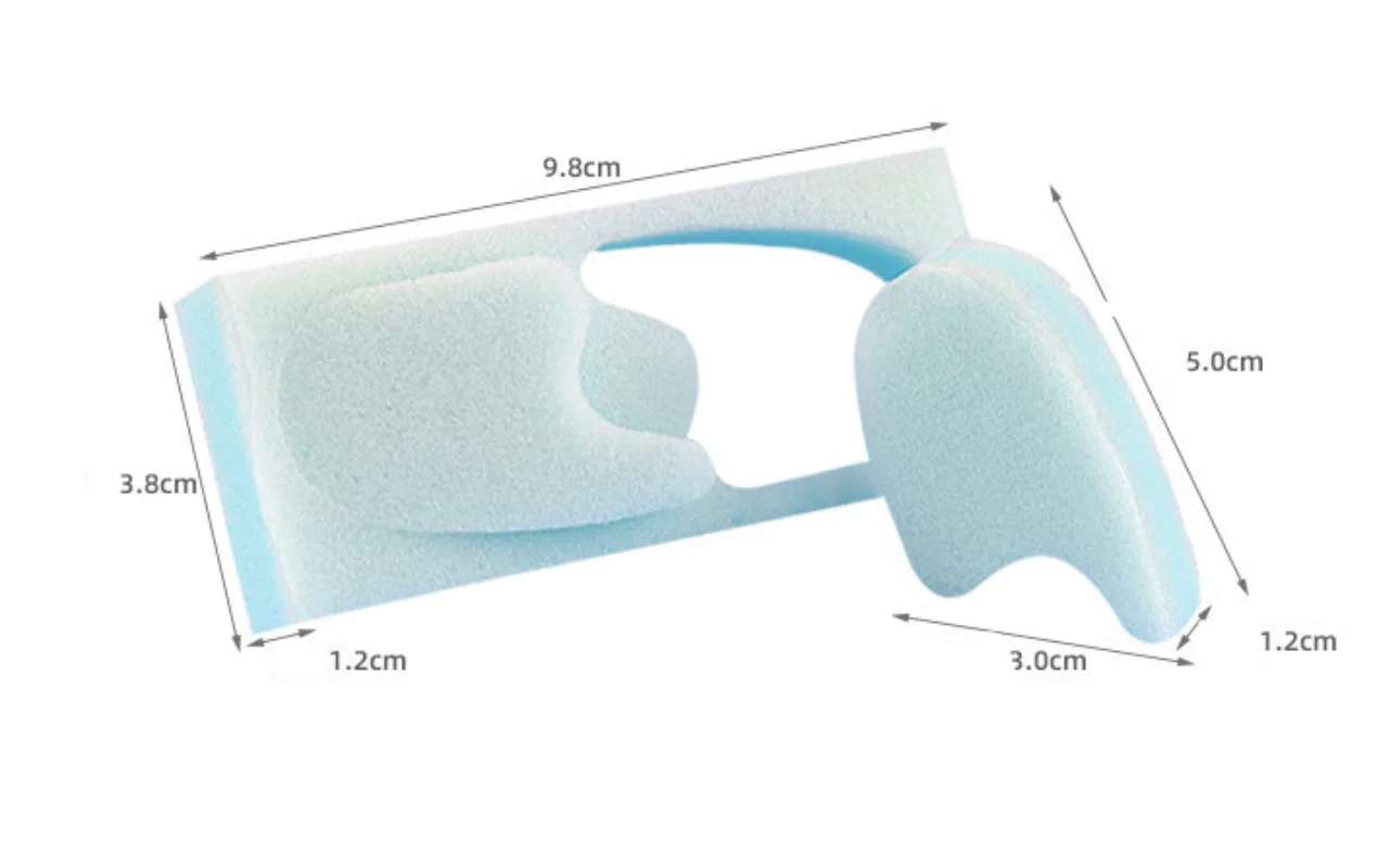 1/2/10Pairs Foam Toe Spacer Foot Care Tool Toe Separators Hallux Valgus Bunions Corrector Silicone Thumb Orthotics Protector
